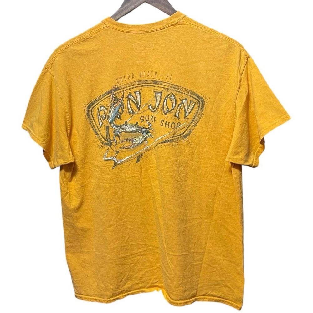 orange cocoa Beach Florida Ron Jon surf shop front big back crab graphic T-shirt